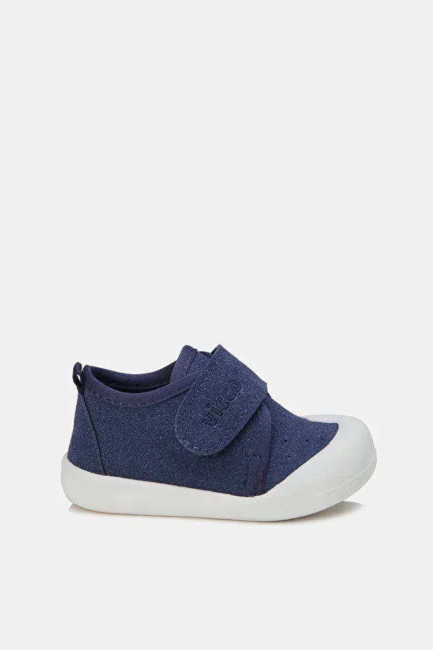 Детские тапочки для мальчиков с липучкой Anka model men's first step bebe smart step daily Vicco, Navy Blue