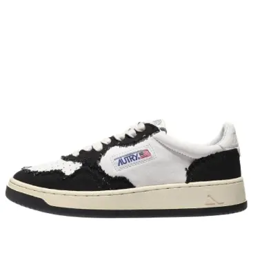 

Кроссовки medalist low goatskin 'white black' Autry, черный