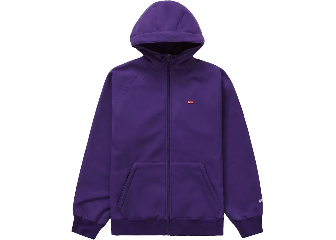 Мужской свитшот с капюшоном на молнии Supreme WINDSTOPPER Zip Up Hooded Sweatshirt (FW22) Dark Purple