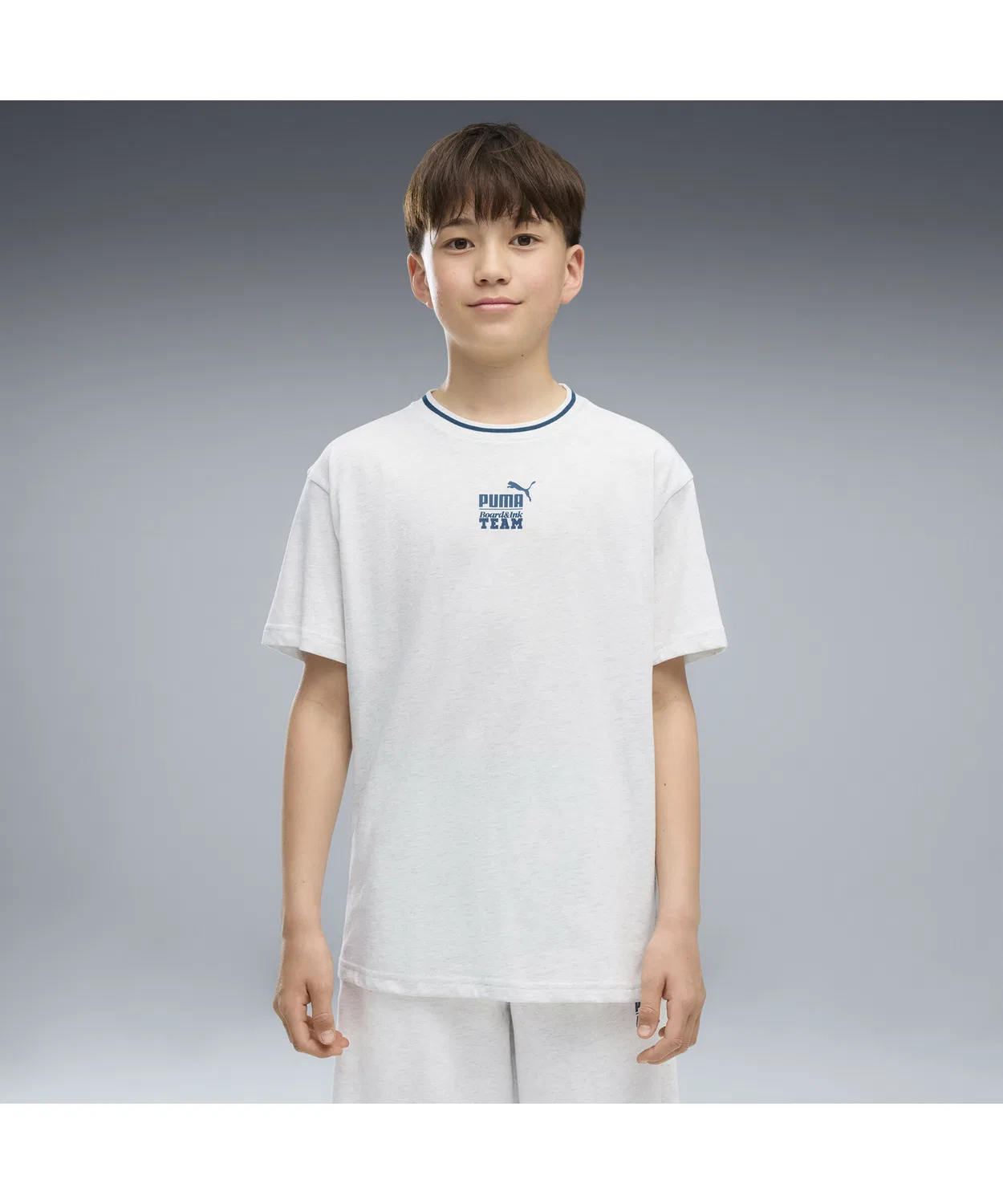 Детская футболка с принтом Mid90s Relaxed Tee PUMA, Dark Blue — фото 2
