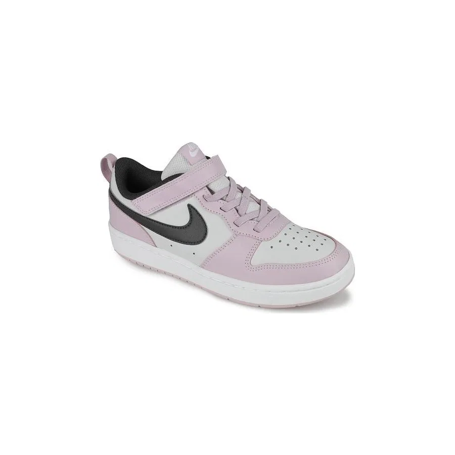 Детские кроссовки с полувысоким верхом Nike Court Borough Low 2 (PSV), Бело-розовый