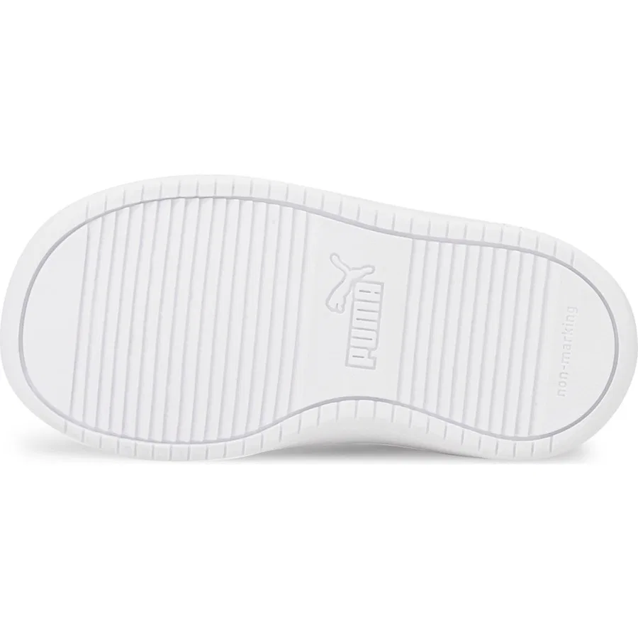 Детские кроссовки с шнуровкой Rickie Ac Inf Puma, Бело-черный — фото 4