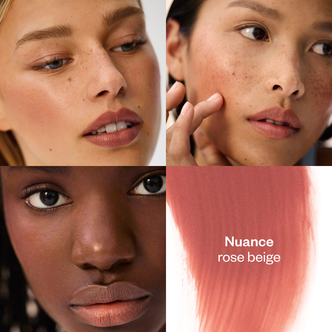 Кремовые румяна для щек и губ Kosas Impressionist Multistick, Nuance (Rose Beige), 5.5 г — фото 3