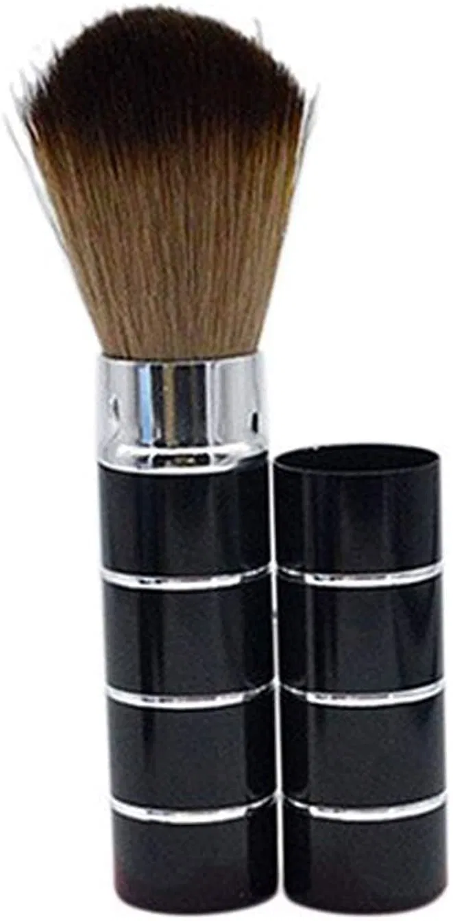 Kabuki кисть с выдвижной ручкой, nylon, металлическая ручка, 9 см, Multicoloured Generic