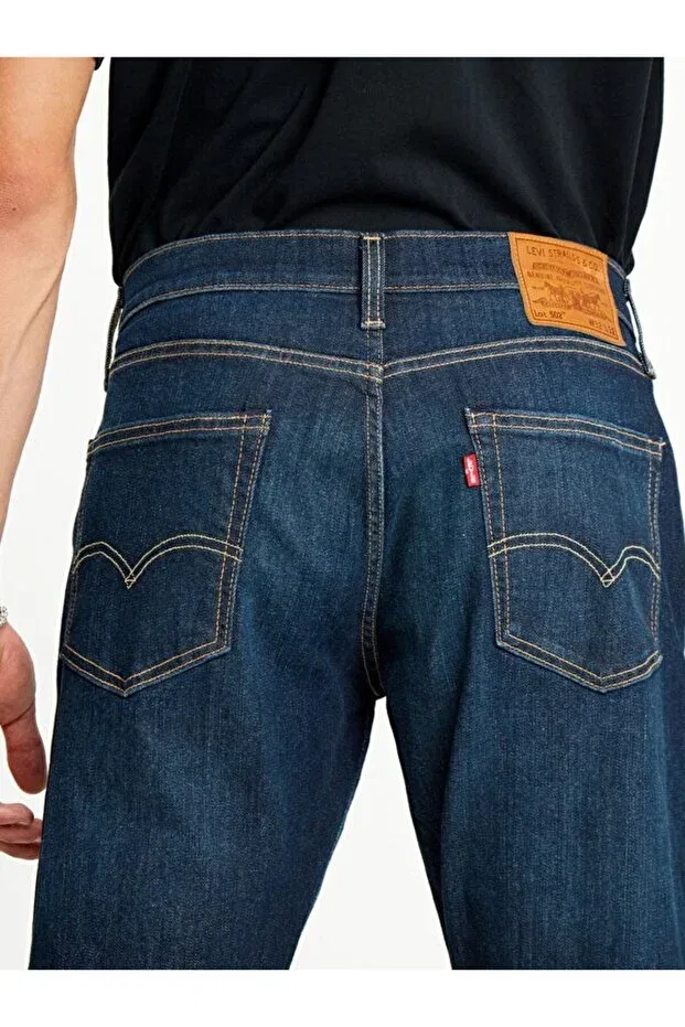 Мужские джинсы прямые Levi'S, Dark Indigo - Worn In — фото 4