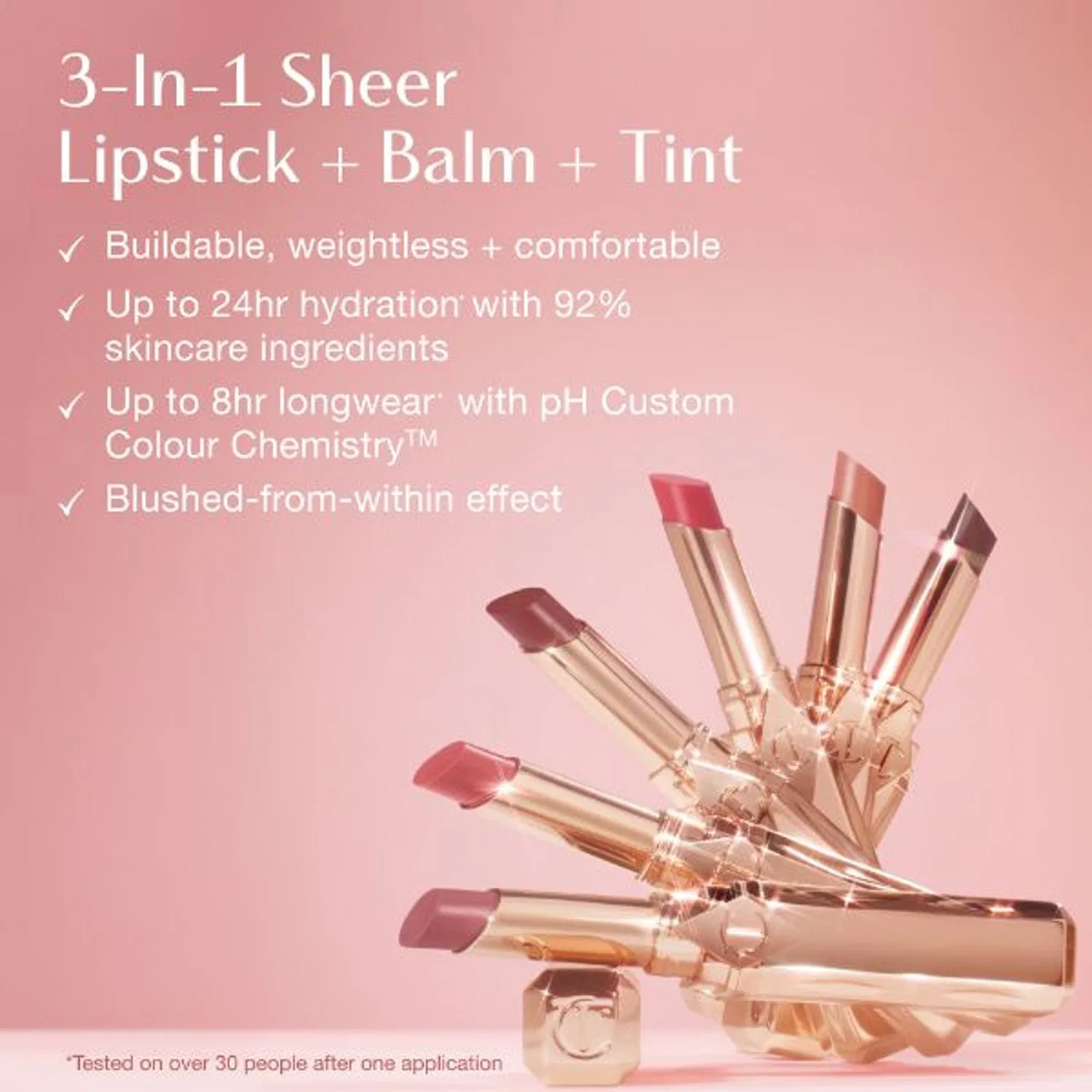 Тинт для губ с бальзамом Pillow Talk Blush Balm Lip Tint Charlotte Tilbury, Blushed Jam — фото 4