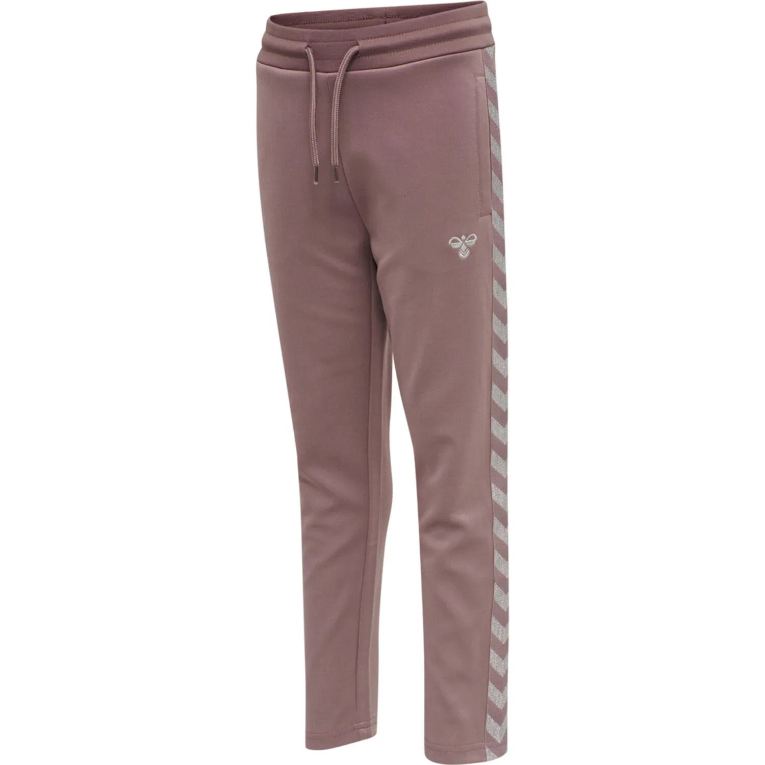 Детские тренировочные штаны с шевронами Hummel Kick Pants, Grau — фото 3