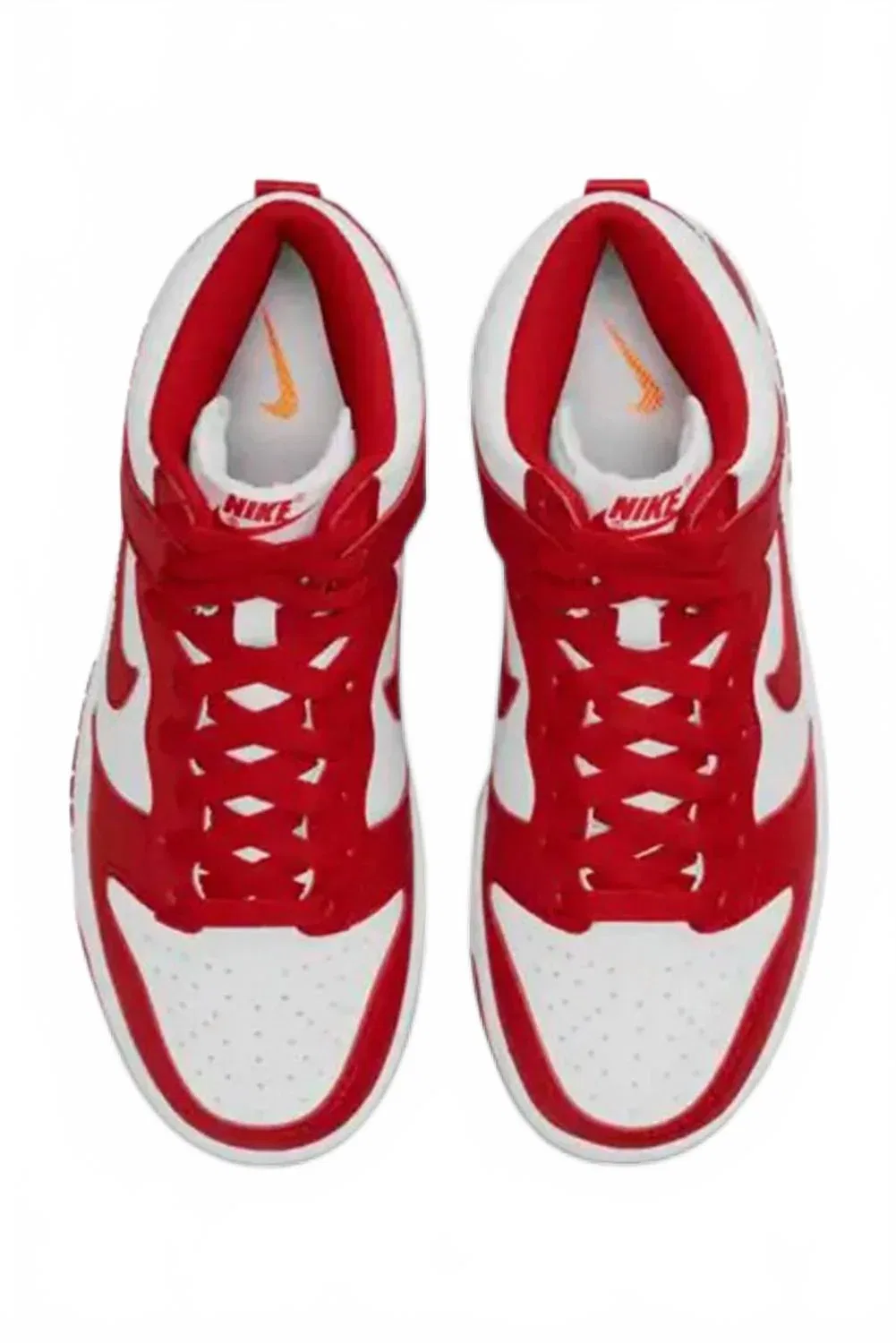 Детские кроссовки Dunk High на платформе Nike, Championship Red — фото 4