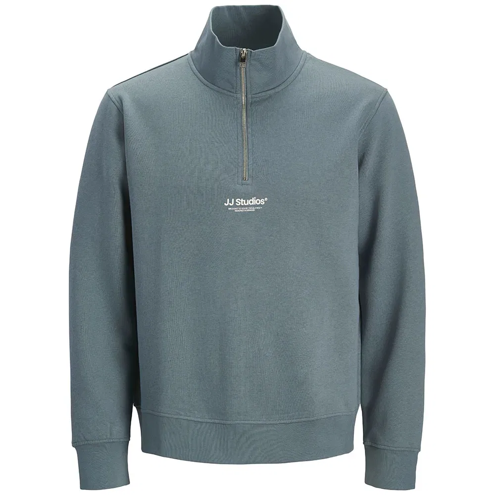 Свитшот полузастежка Soho Jack & Jones, серый