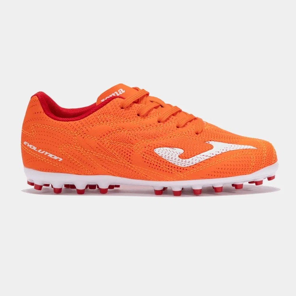 Детские футбольные бутсы с шипами для мальчиков Turuncu Joma Evolution Jr Fg Krampon EVJW2508