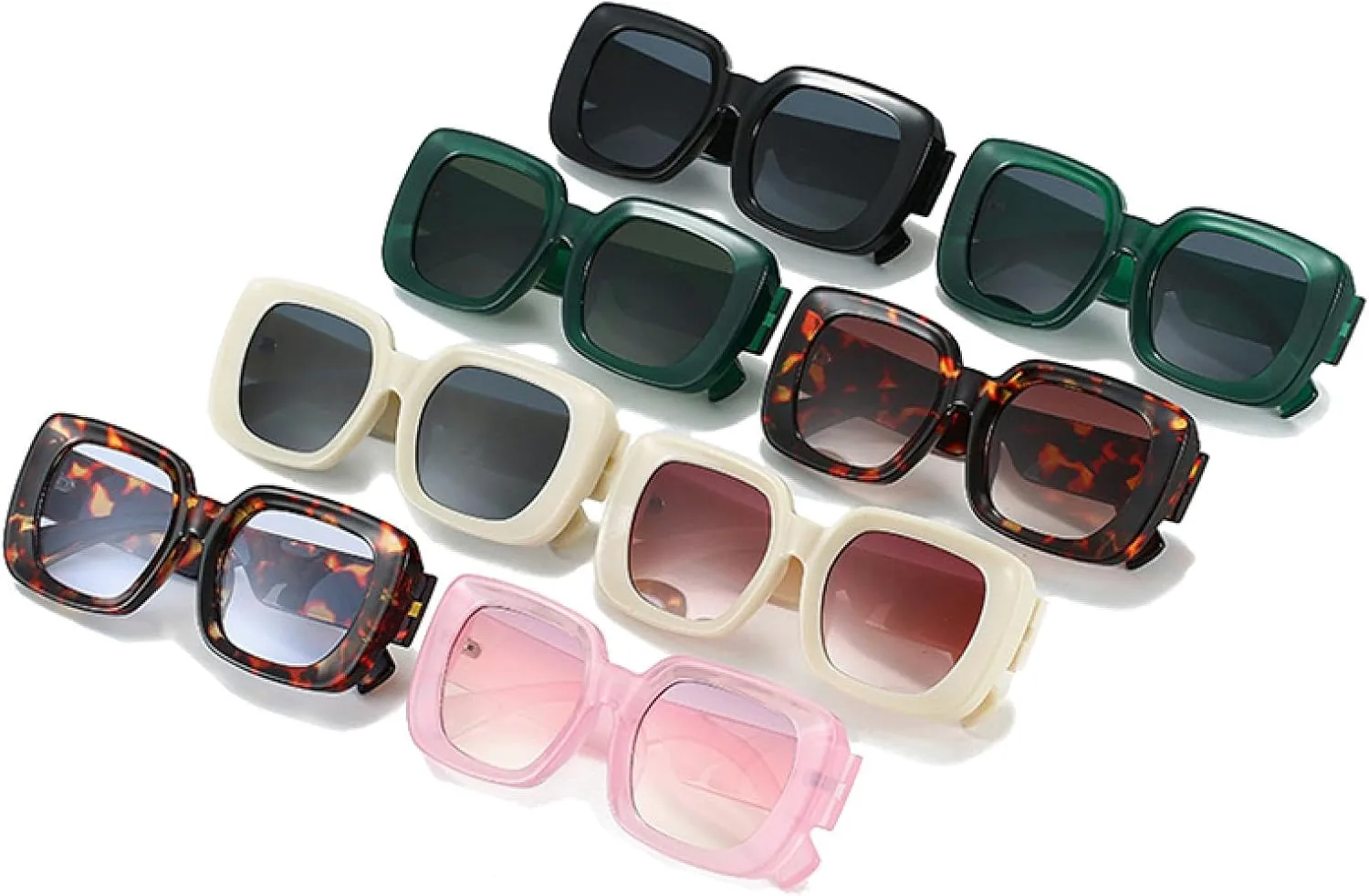 

Солнцезащитные очки с защитой от УФ-излучения UV400 для женщин и мужчин | Градиентные оттенки | для занятий спортом на открытом воздухе DSVIGF, Green Grey