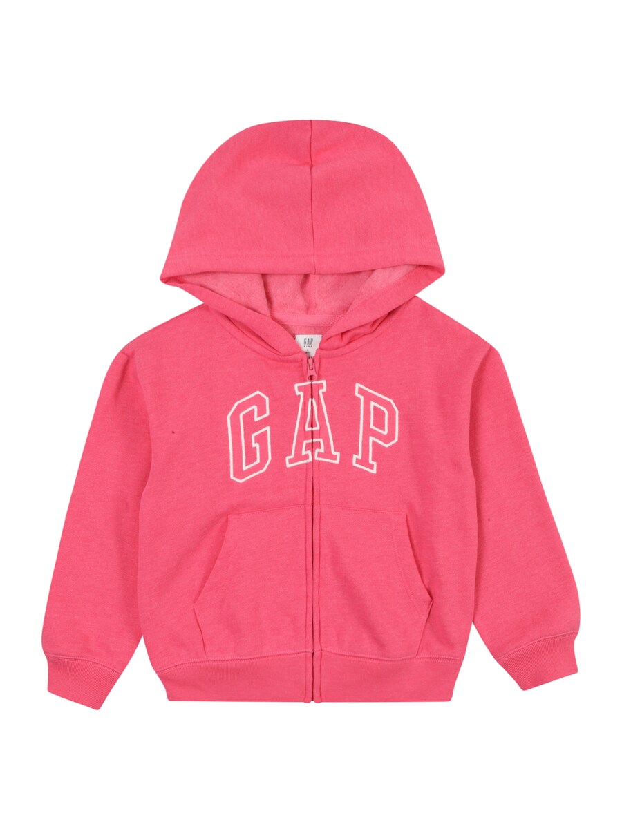 

Толстовка с капюшоном на молнии GAP HERITAGE, розовый