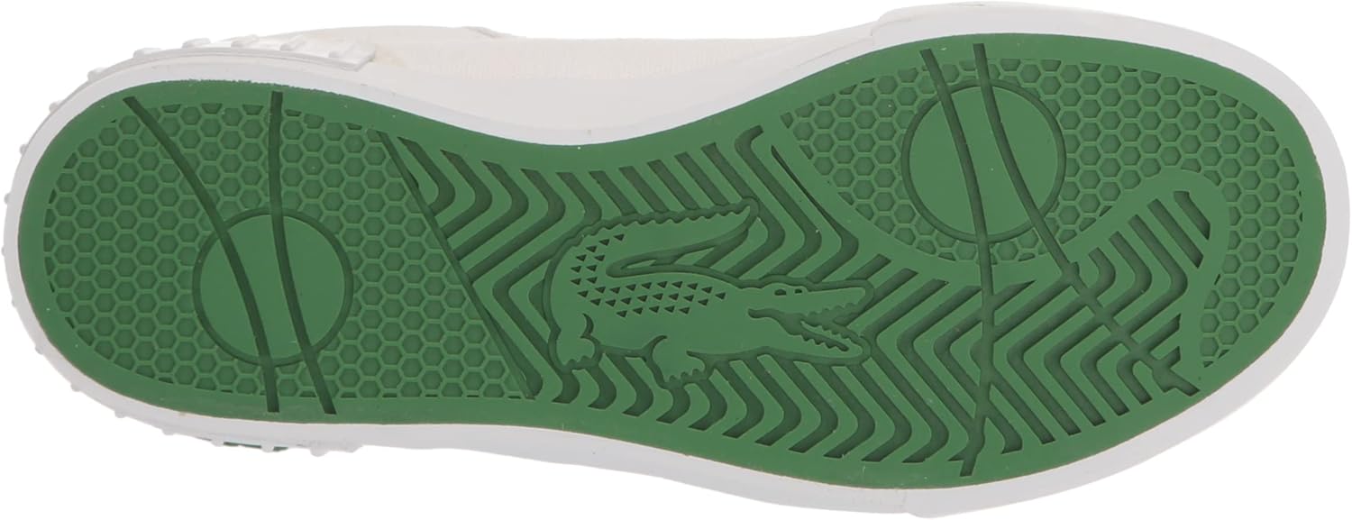 Кроссовки Lacoste Kids L004, белый/зеленый — фото 4