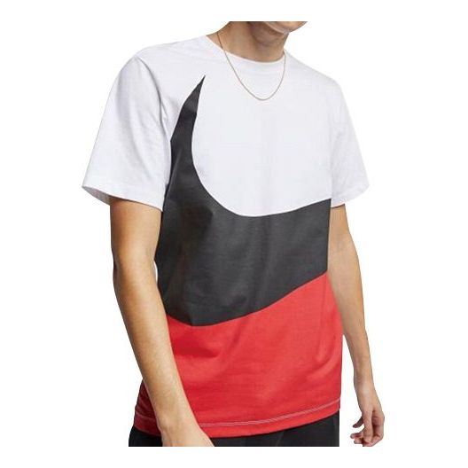 

Футболка large sports pullover round neck short sleeve white Nike, белый