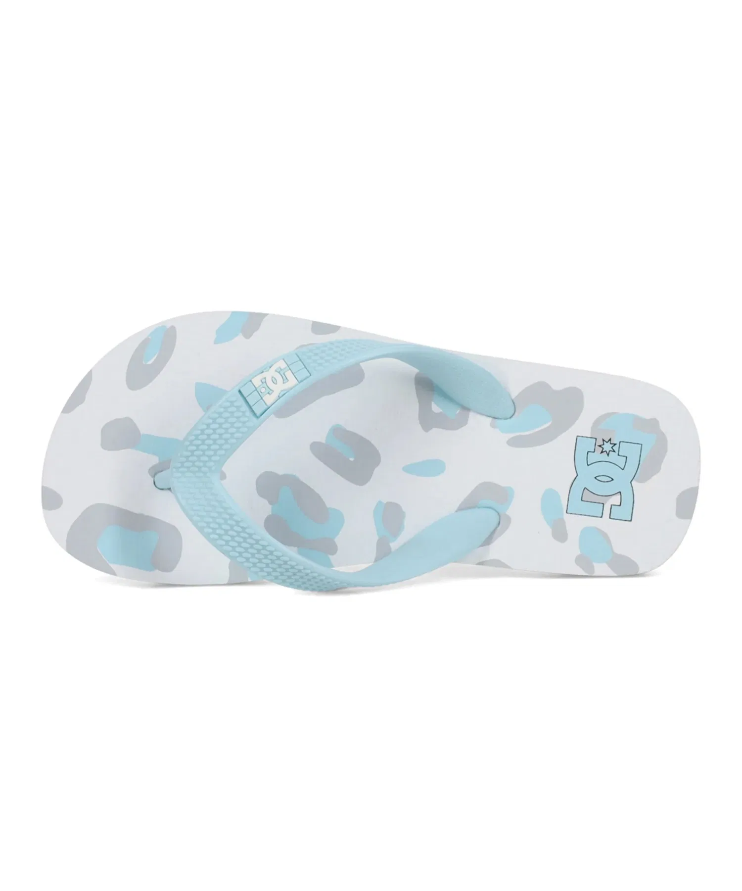 Детские пляжные сандалии DC Shoes SPRAY GRAFFIK светло-голубые — фото 4