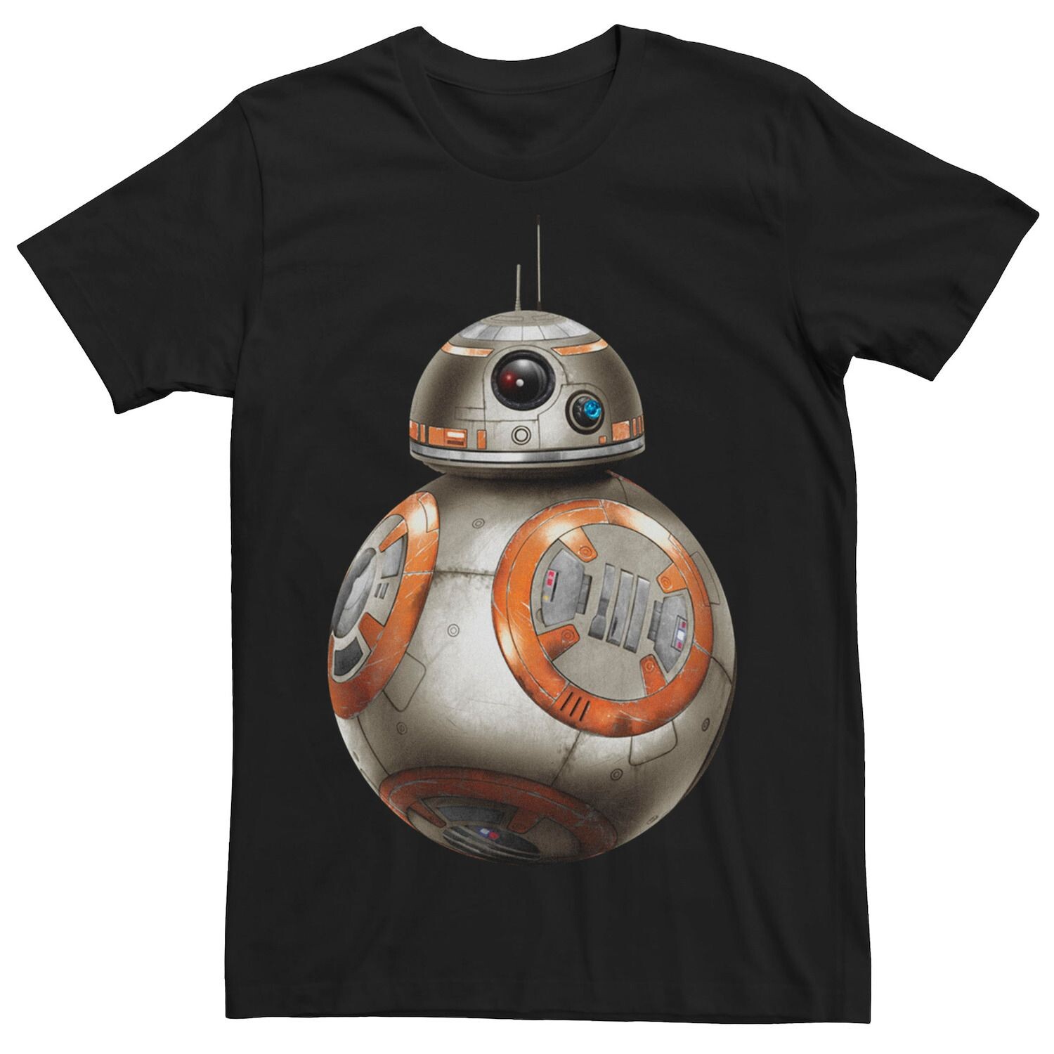 

Мужская простая футболка Star Wars BB-8 Licensed Character