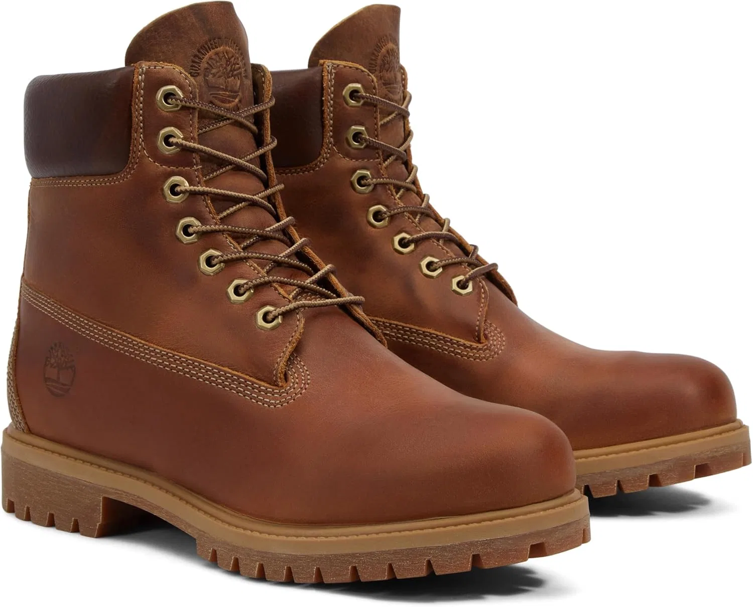 Мужские ботинки Timberland Premium на шнуровке, высота шнуровки 6 дюймов, Brown — фото 2