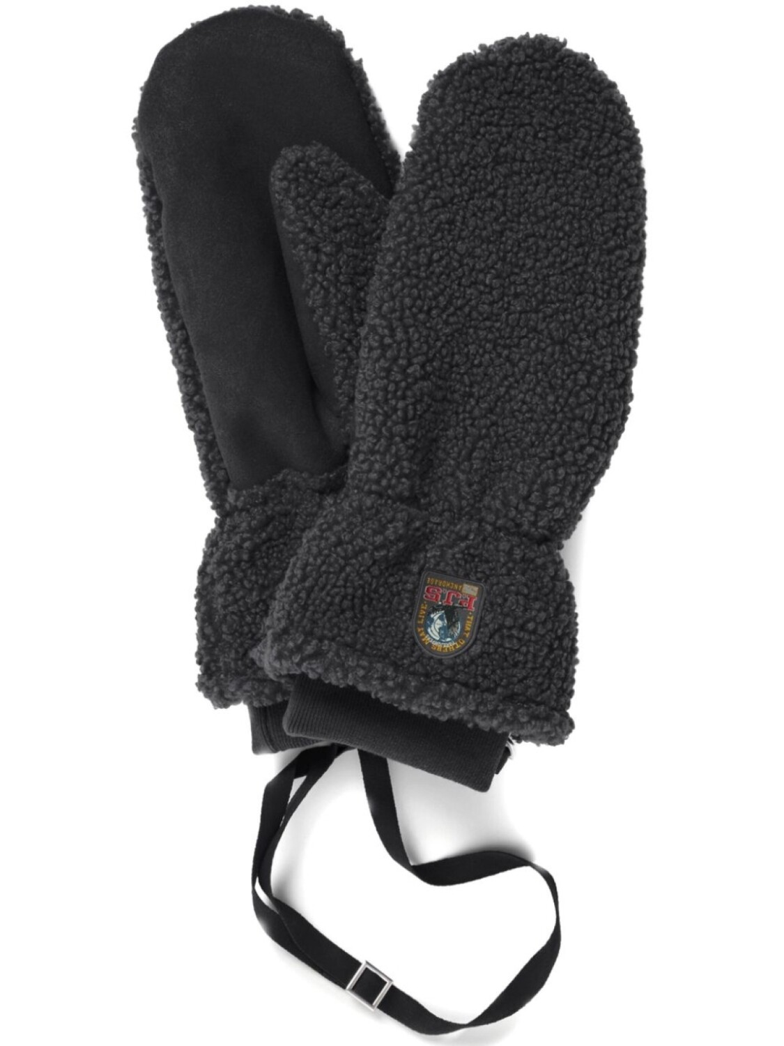 

Parajumpers перчатки из букле с нашивкой-логотипом, серый