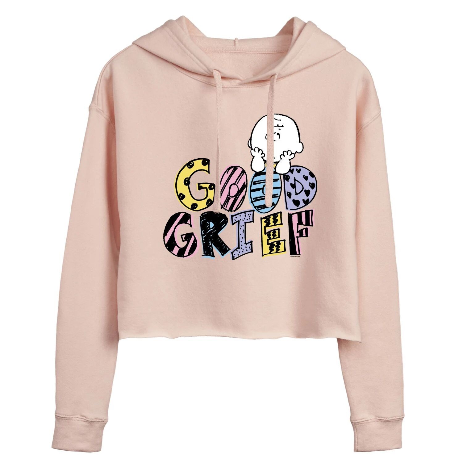 

Укороченная толстовка с рисунком Peanuts Good Grief для детей Juniors Licensed Character