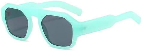 

Винтажные солнцезащитные очки 2026 года для женщин, градиентные, для мужчин, маленькие солнцезащитные очки, ретро-очки коричневого цвета, защита от ультрафиолета UV400 MTZJH, Green