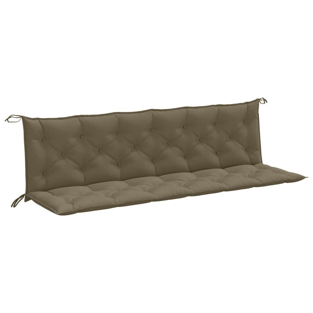 

Подушки для садовой скамейки vidaXL 2 шт., ткань Melange Taupe 200x50x7 см., серо-коричневый