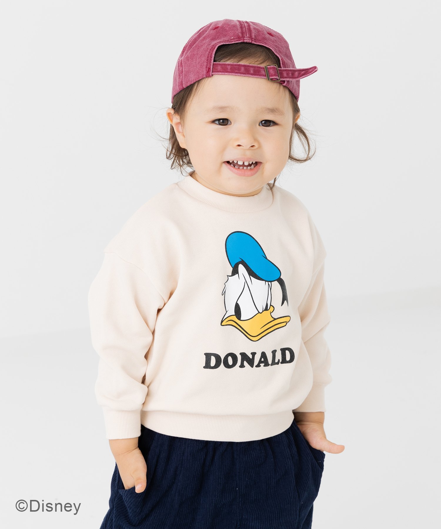 Толстовка с изображением Дональда Дака из флиса Disney, cream