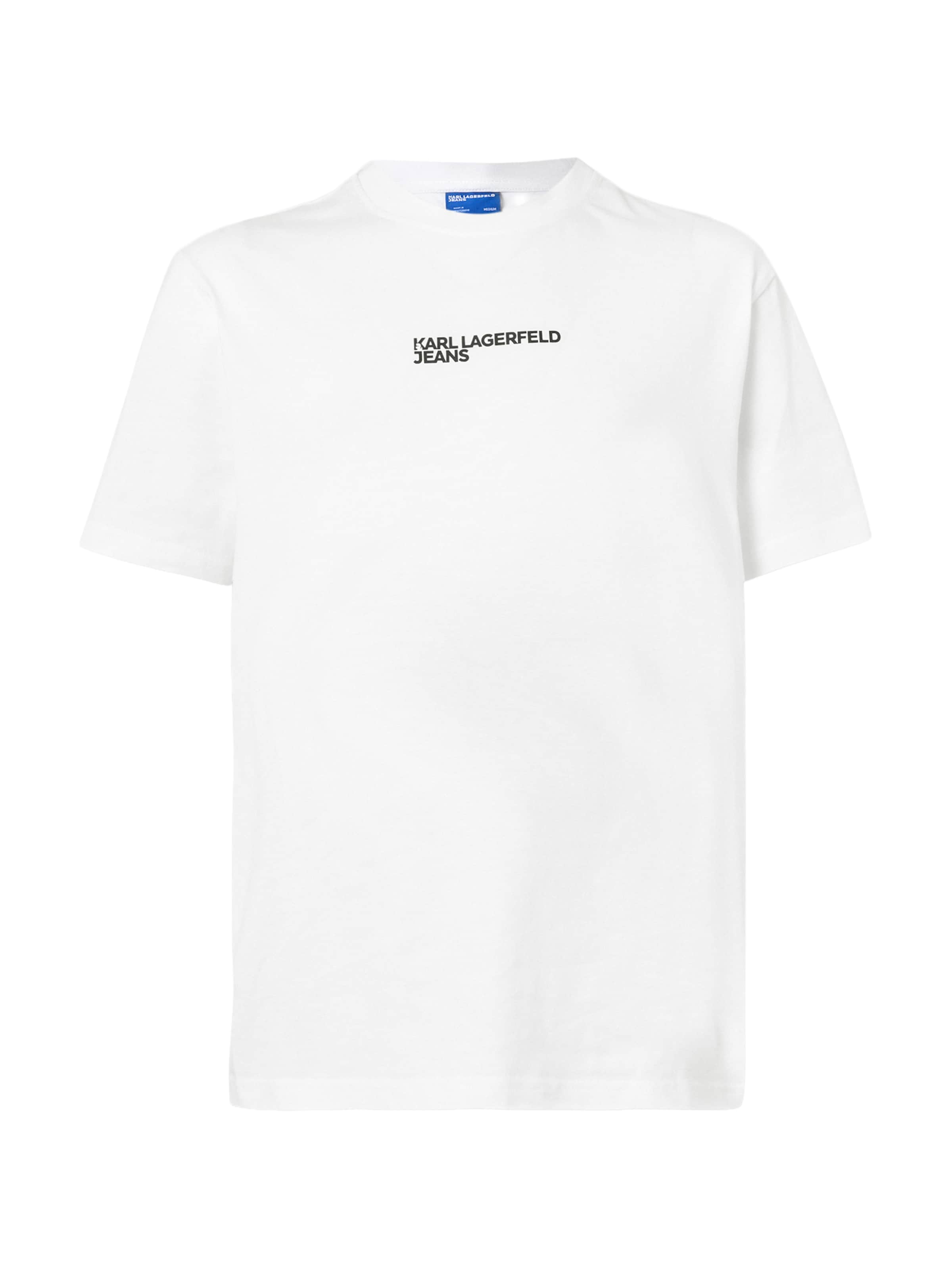 

KARL LAGERFELD JEANS Футболка в белом цвете