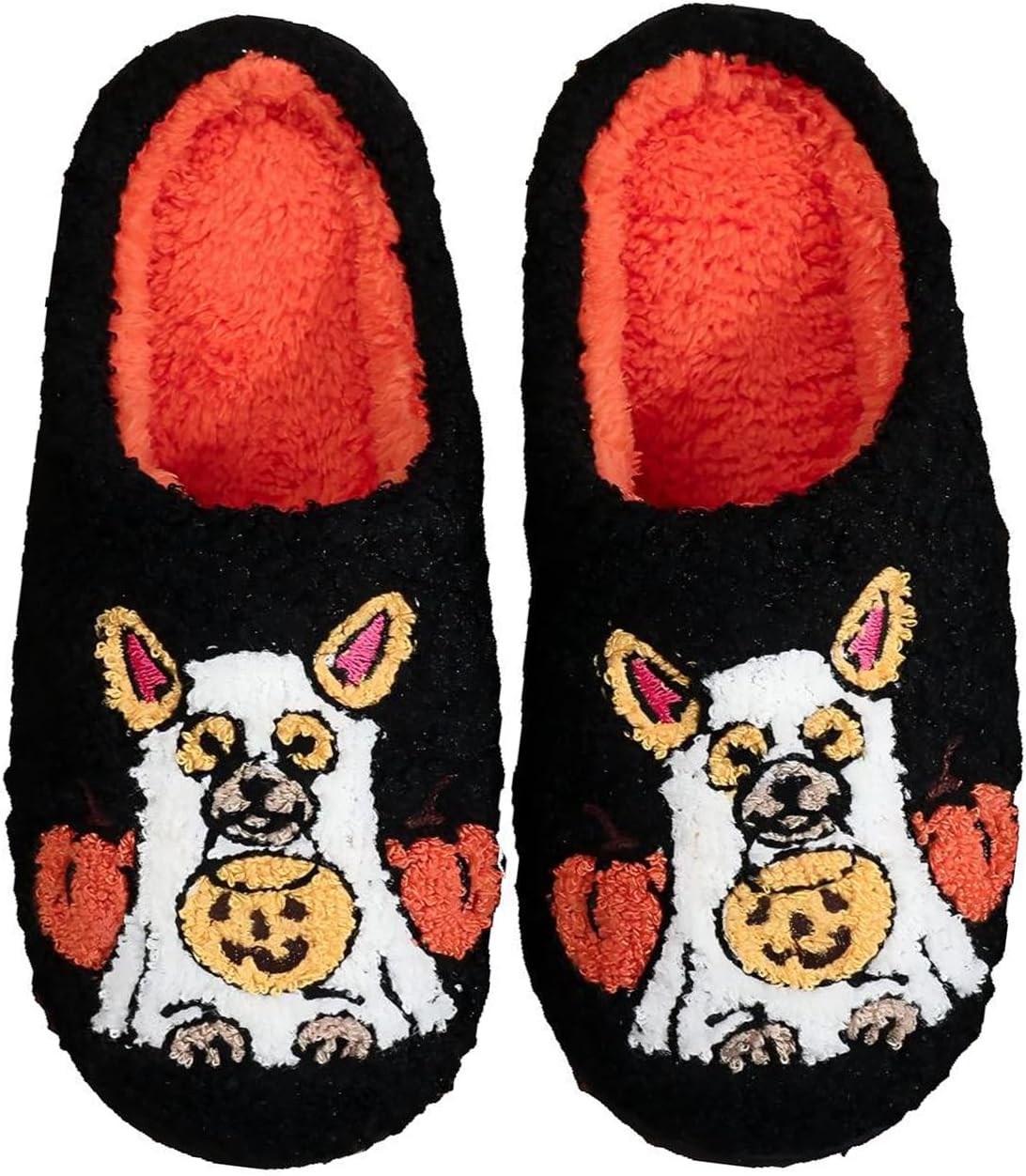 

Женские и мужские домашние тапочки Ретро Уютные Теплые Плюшевые Слипоны с Памятью Фоам для Дома Зимой, для улицы и дома Wiretran, черный