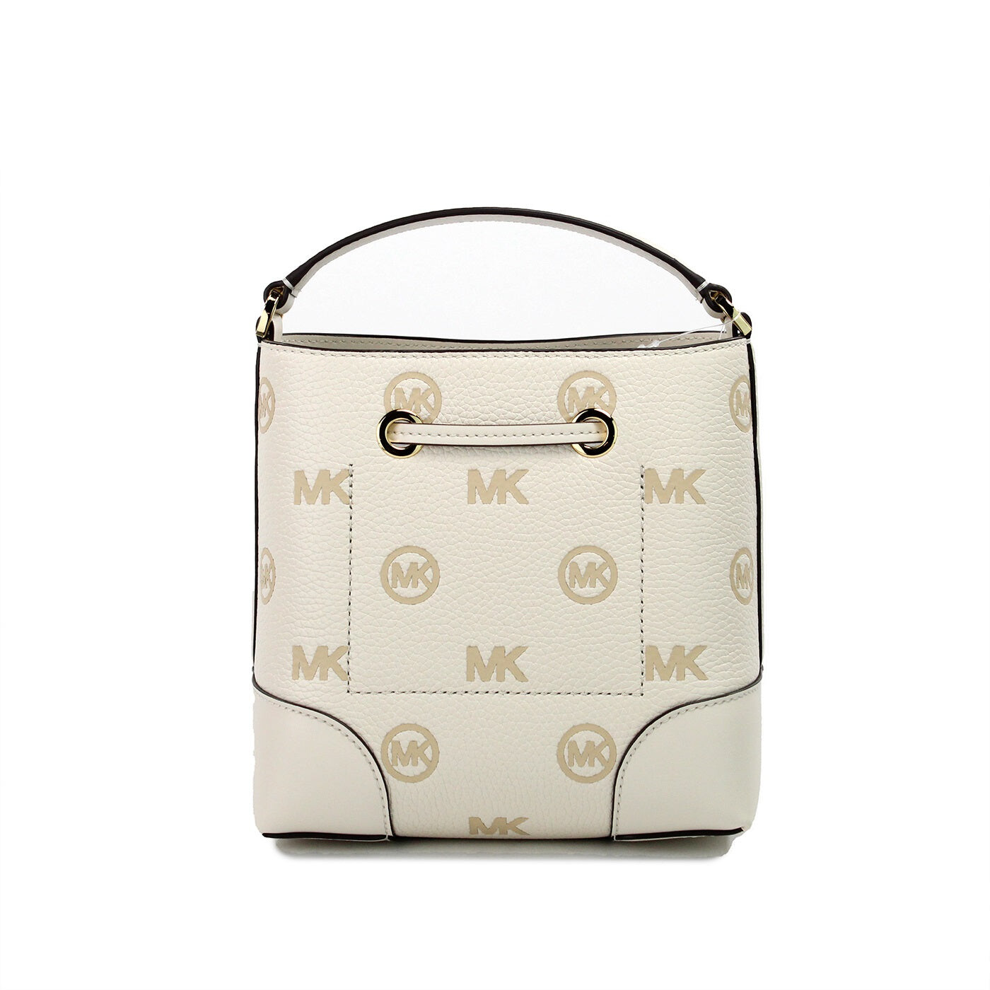 

Michael Kors Mercer Маленькая женская сумка-ведро с тиснением на шнурке, мультиколор