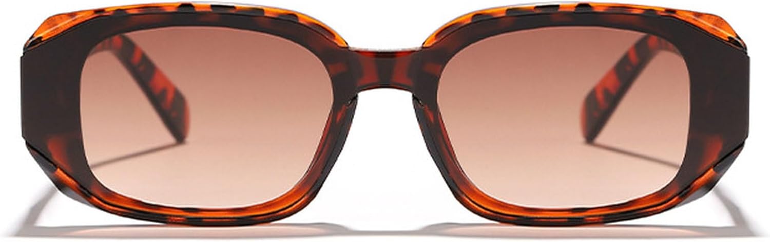 

Прямоугольные солнцезащитные очки для мужчин и женщин, модные солнцезащитные очки с градиентным переходом цвета, мужские квадратные очки, женские солнцезащитные очки в стиле 80-х и 90-х mincl, Leopard