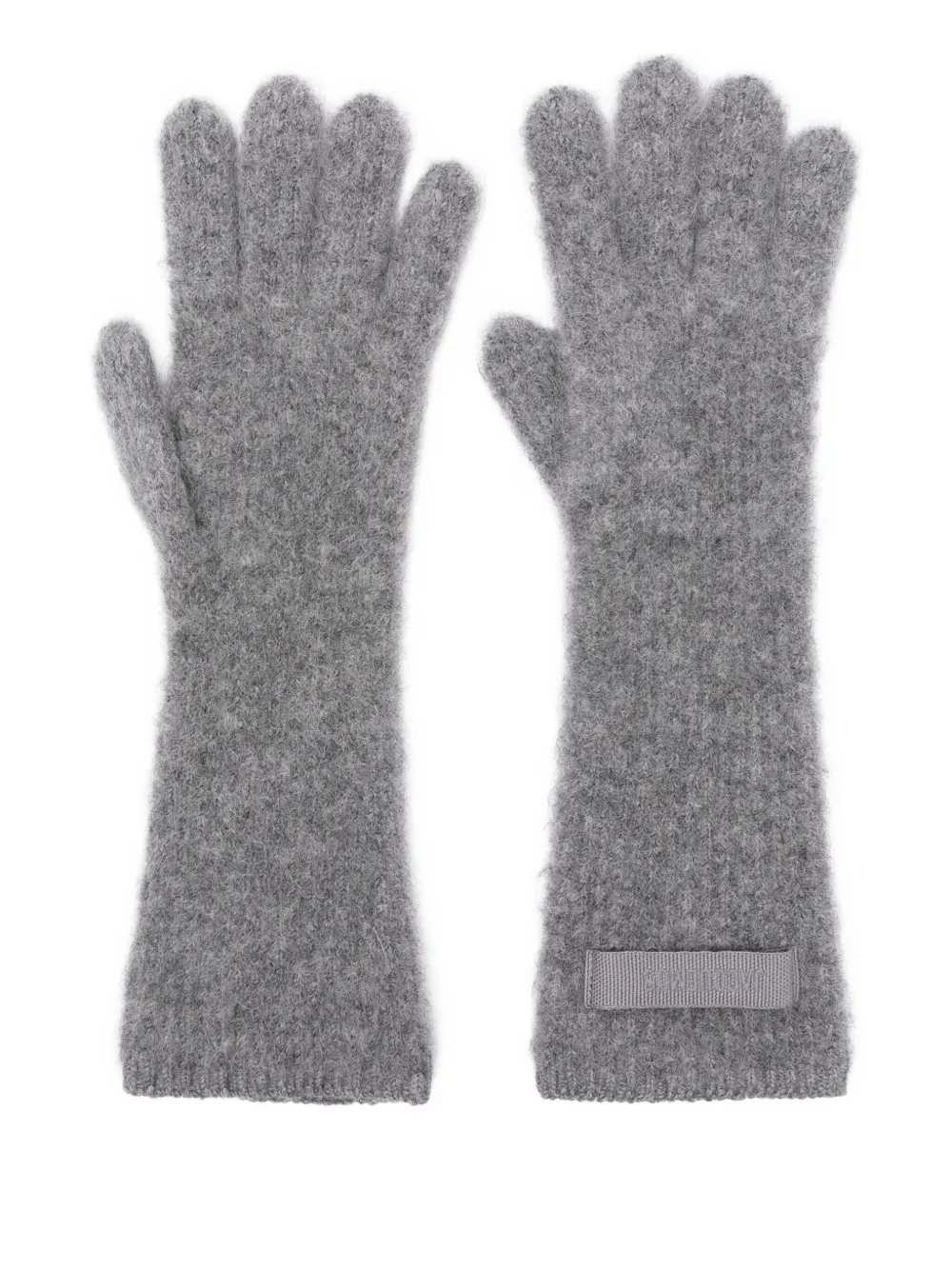 

Перчатки Les gants Gros Grain JACQUEMUS, серый