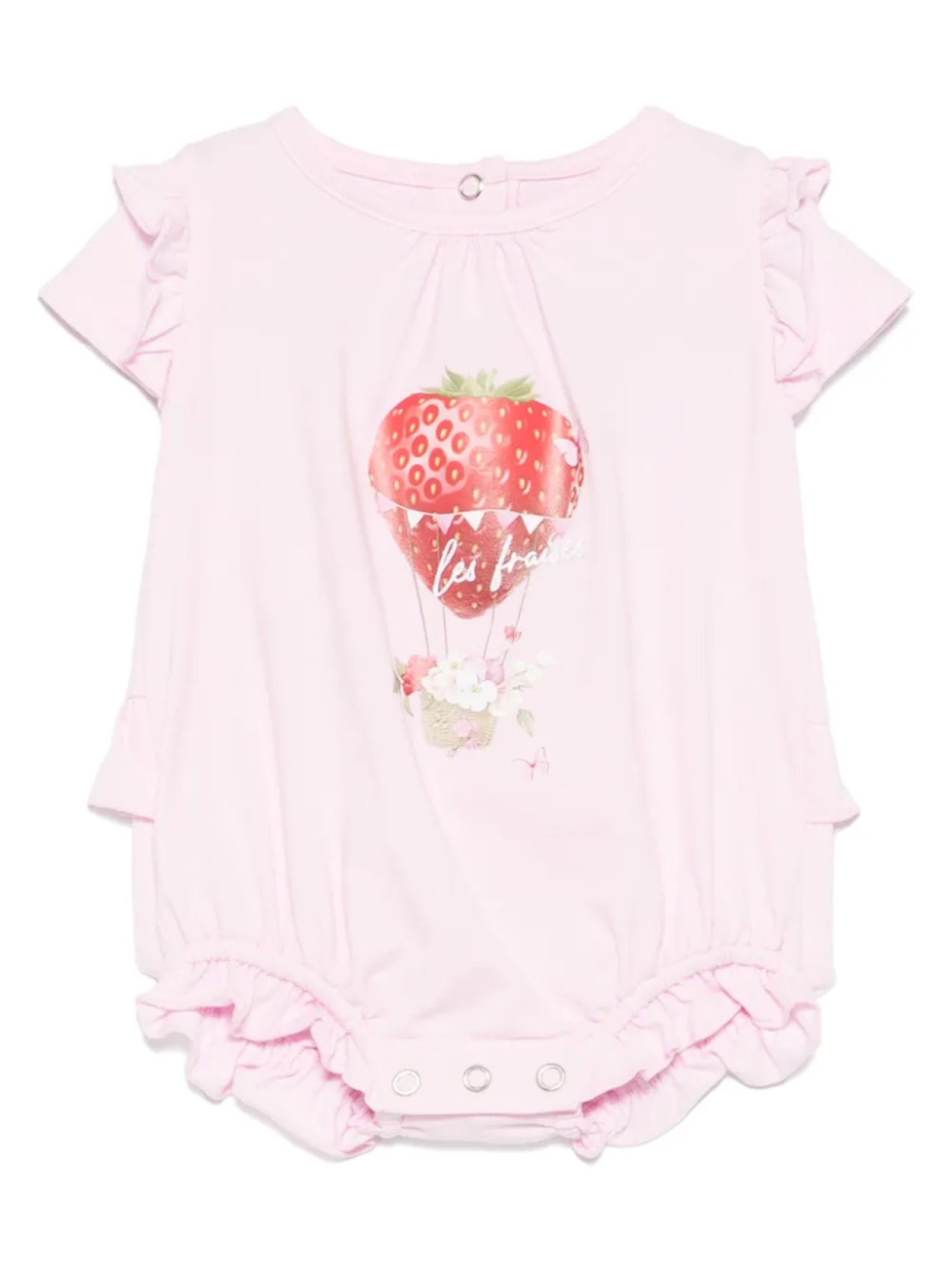 

Боди с графичным принтом Lapin House, розовый