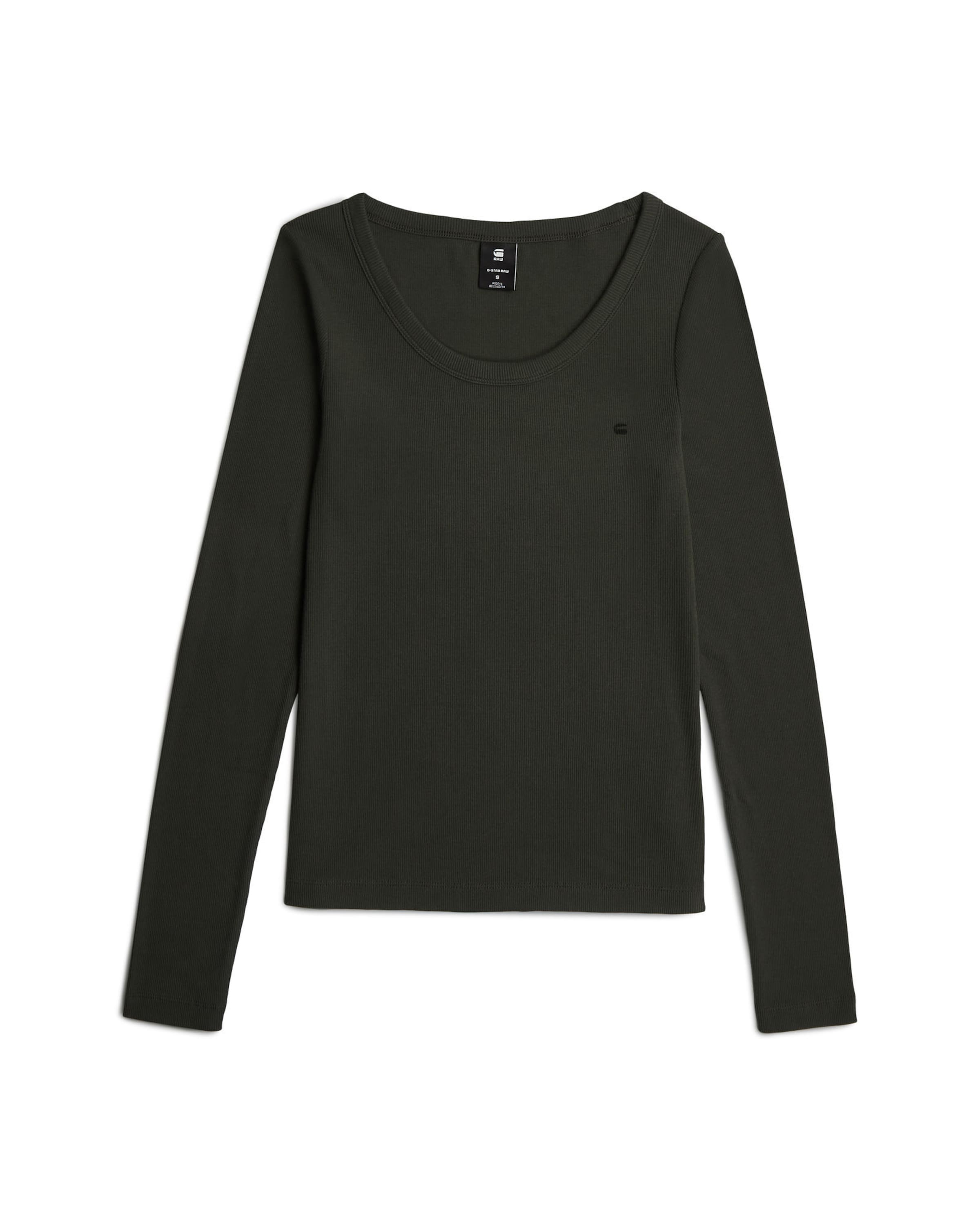 

G-STAR Лонгслив в темно-зеленом цвете