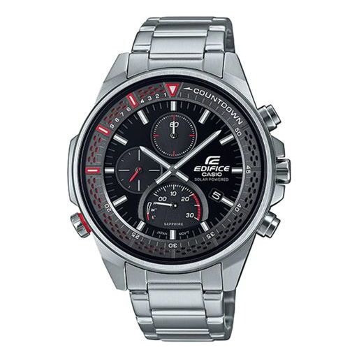 

Часы Men's CASIO Business Casual Stainless Steel Watch Mens Black Analog, черный