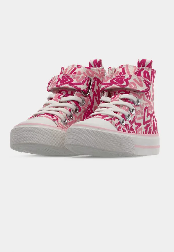 Высокие кроссовки Friboo, Pink — фото 3