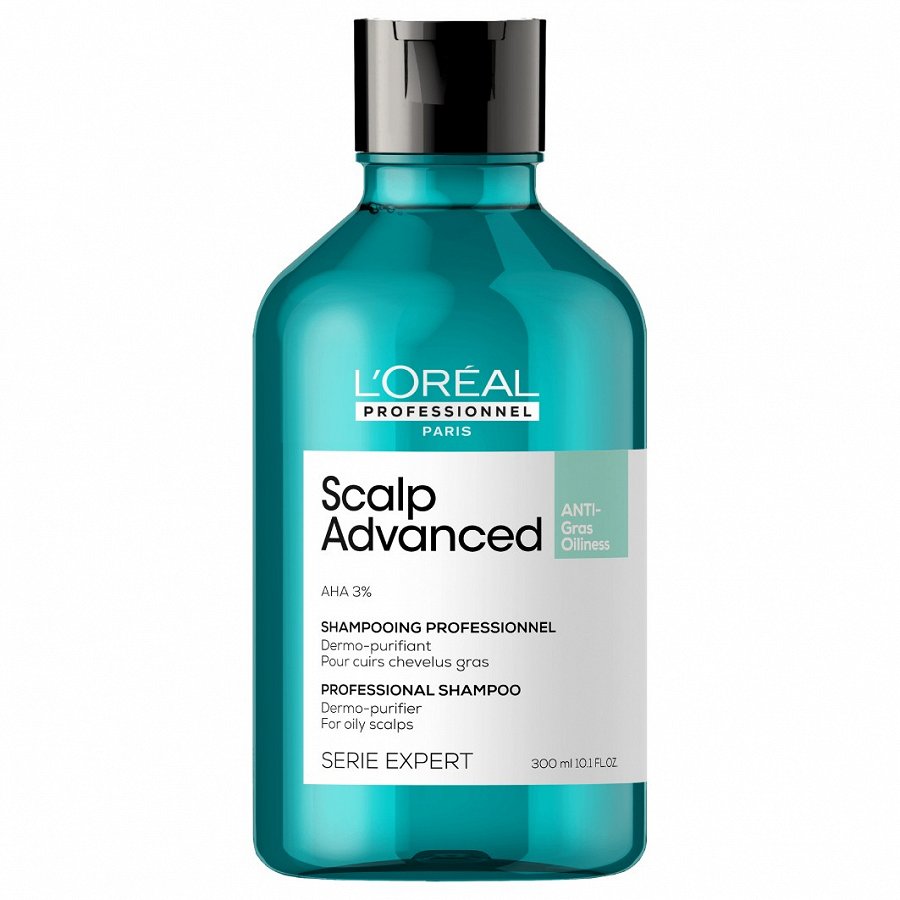 

Очищающий шампунь для жирных волос scalp advanced anti-oiliness dermo-purifier shampoo L′Oréal Professionnel Paris, 300 мл