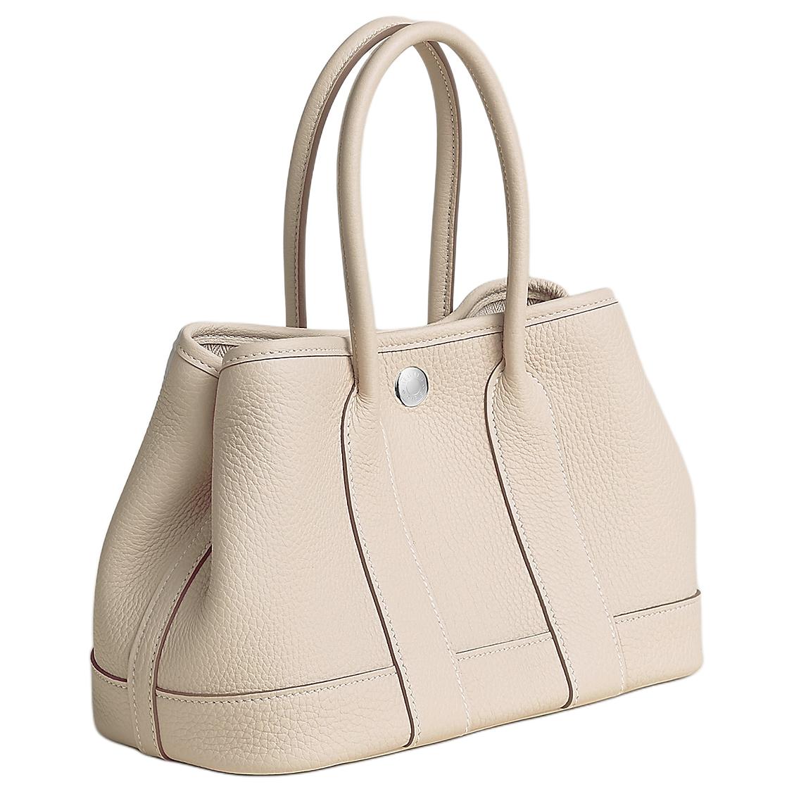 Сумка Togo Calfskin женская 10 Craie Milkshake белая HERMES, K Stamp — фото 2