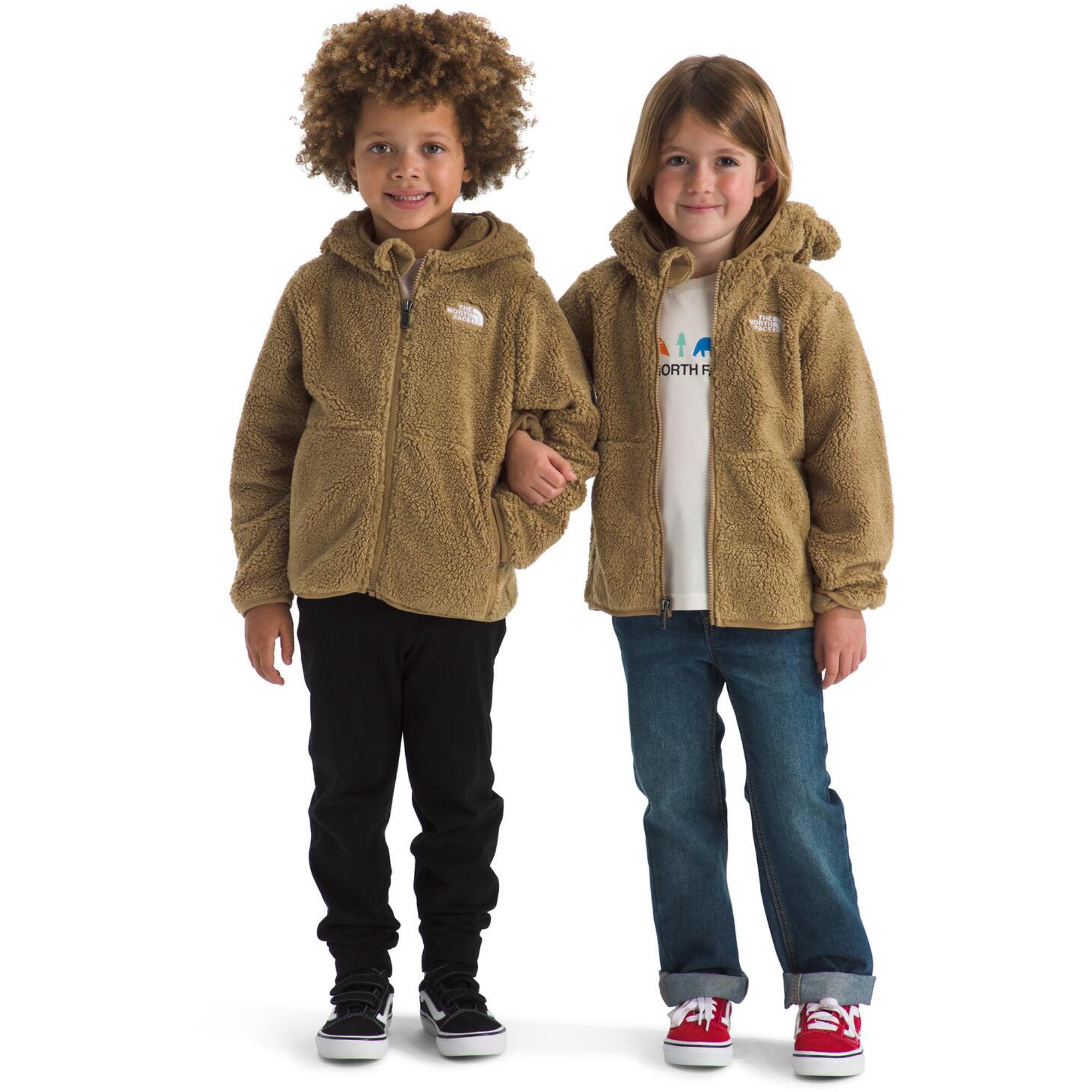 Детская толстовка на молнии Campshire The North Face, Teddy Brown — фото 3