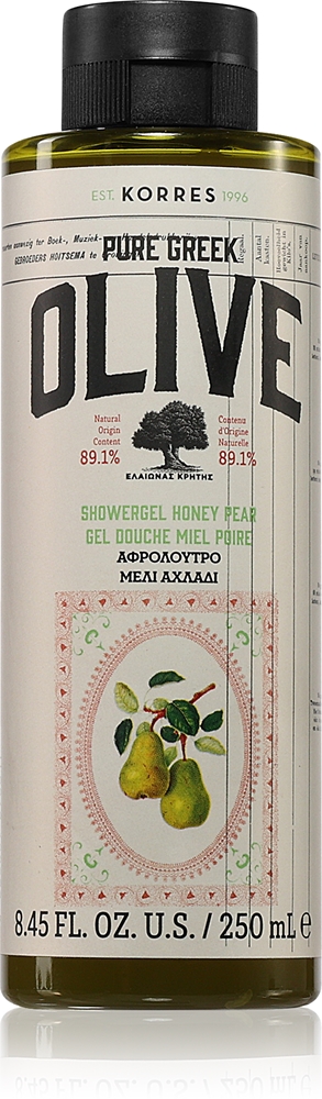 

Освежающий гель для душа «Греческая олива и медовая груша» Korres, 250 мл