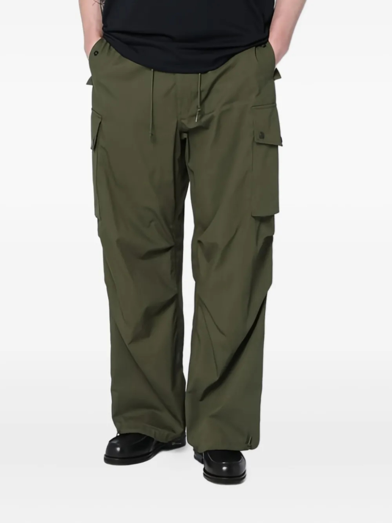 

Needles брюки карго с кулиской, зеленый