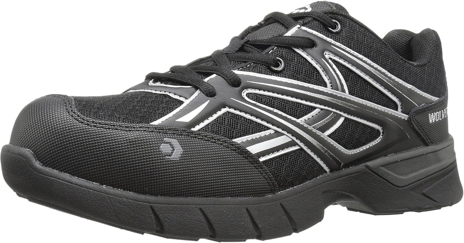 

Мужские ботинки Wolverine Jetstream с защитным носком Comp Toe, черный