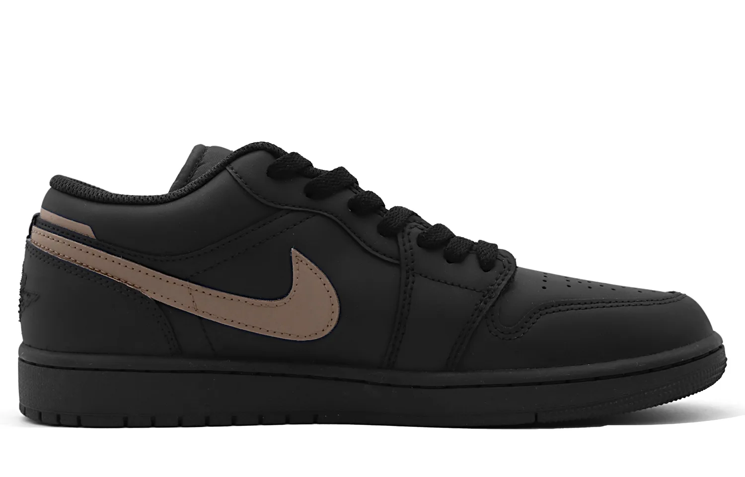 Jordan Air 1 Dark Coffee Fanatic Cushioning Slip Resistant Abrasion Resistant низкие кроссовки для баскетбола в винтажном стиле — фото 4