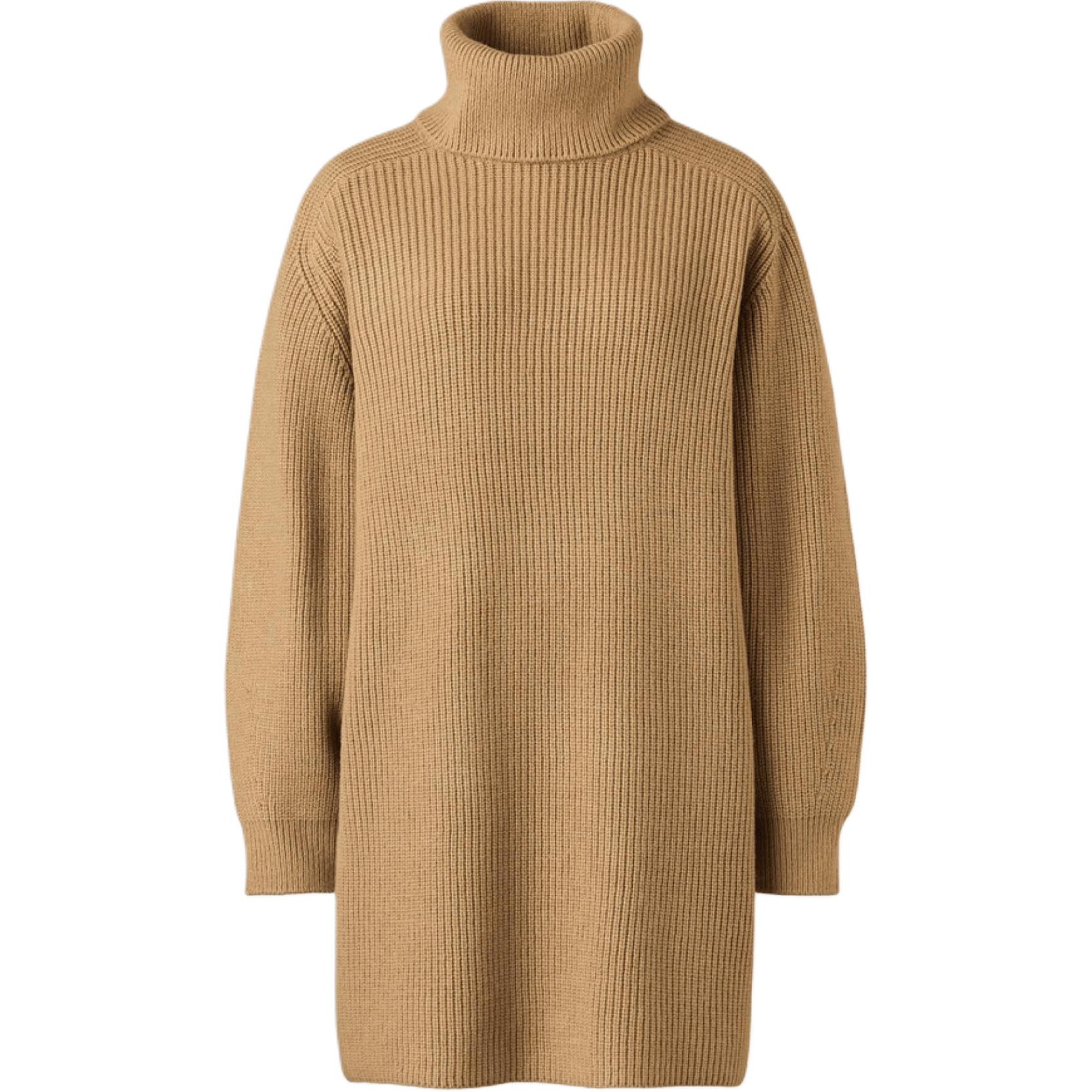 

Платье Clare Waight Keller C Collection FW25 с длинными рукавами женское UNIQLO, темно-бежевый