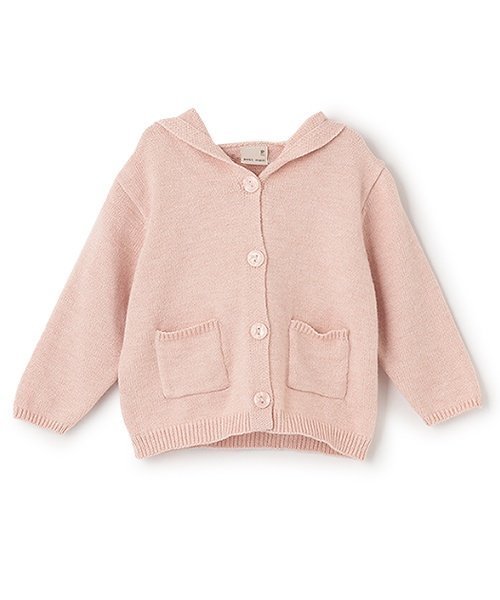 Кардиган с изображением животного Petit main, Pink