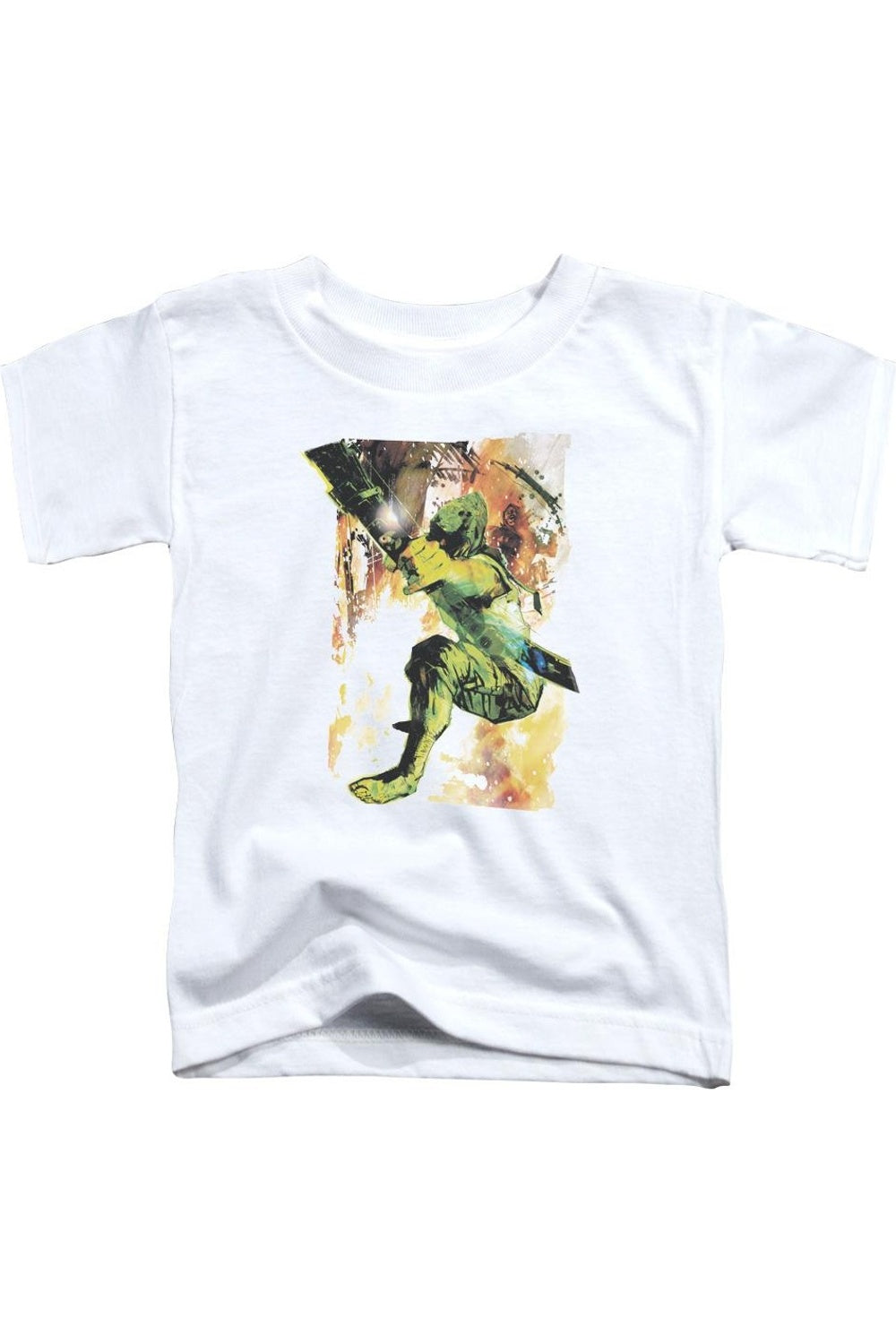 

Футболка детская с коротким рукавом "Лига справедливости Америки" с принтом лучника Gildan, белый