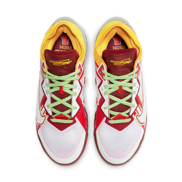 Кроссовки mimi plange x lebron 18 low ep Nike, белый — фото 4