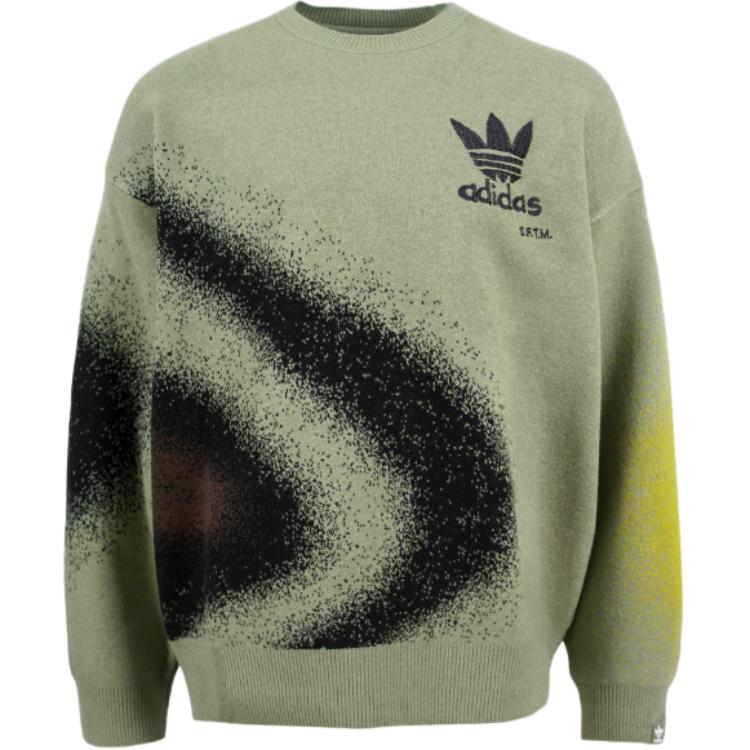 Свитер Adidas X Sftm Knit Adidas Originals, зеленый — фото 3