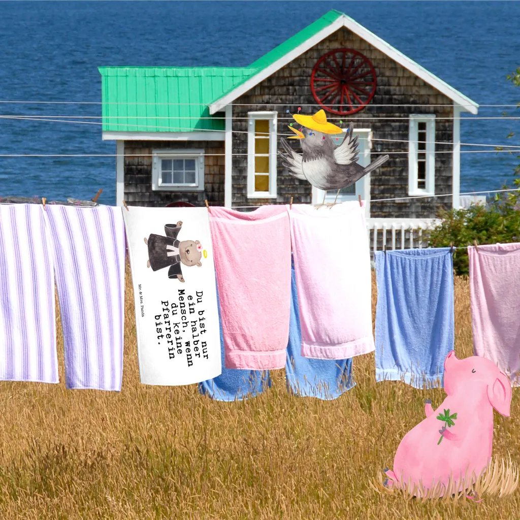 

Полотенце Mr. & Mrs. Panda, белый