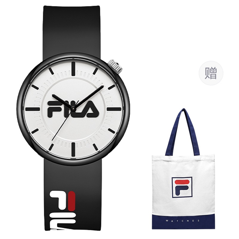 

FILA Часы Wrist Watch Quartz Movement Silicone Strap White Dial Unisex