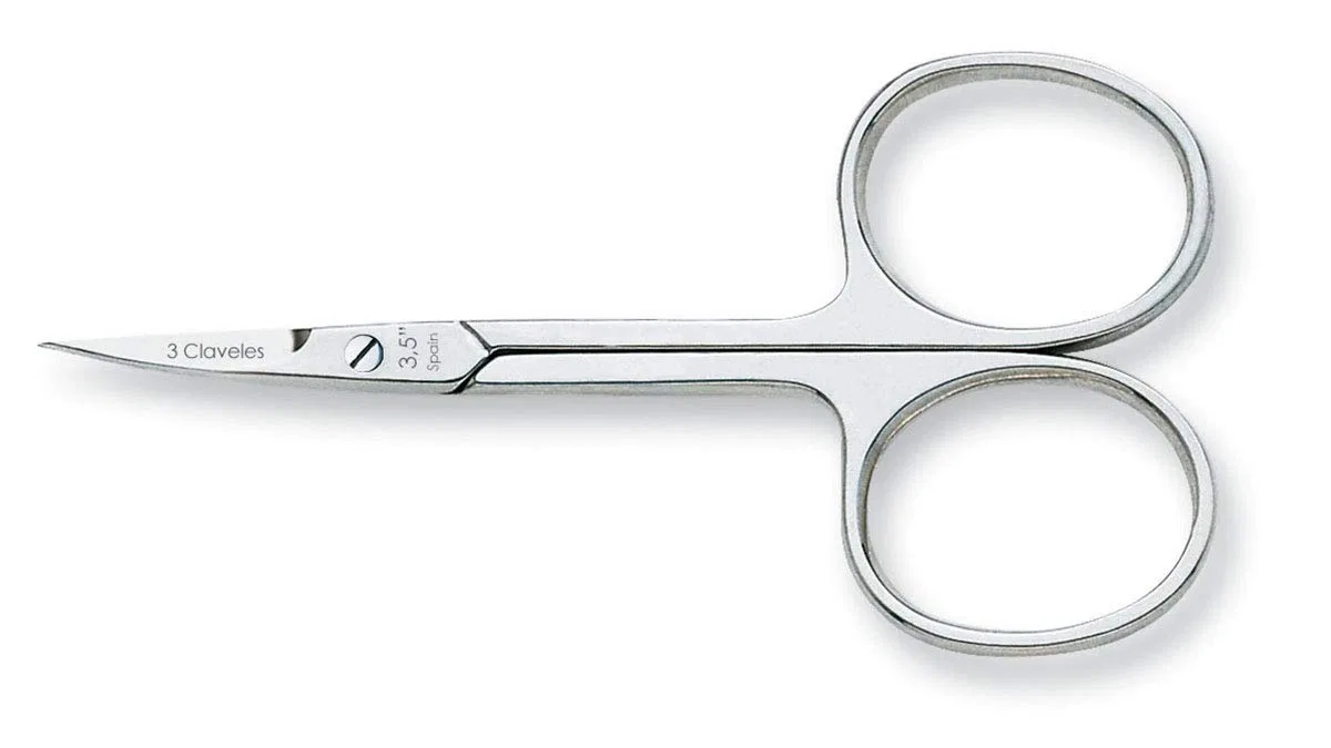 Маникюрные ножницы изогнутые 3.5" от 3 Claveles 3 Claveles